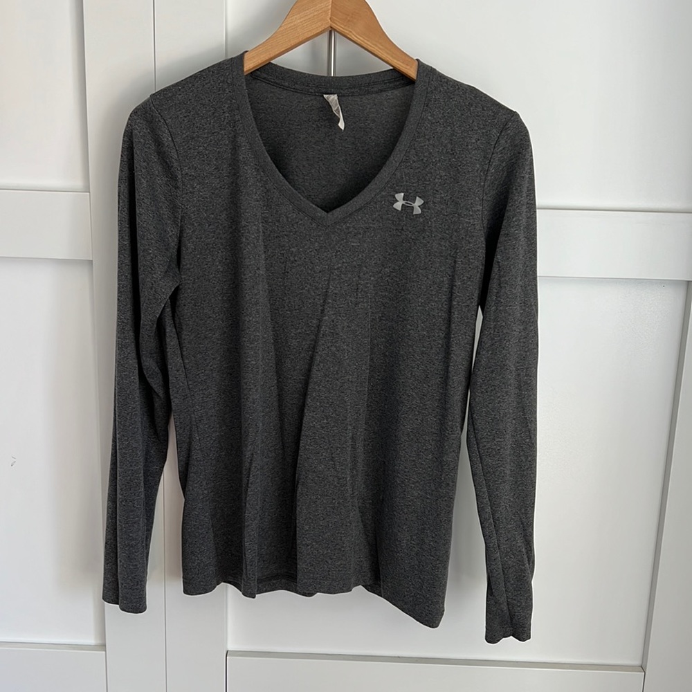 Under Armour V-neck wicking shirt. Size Medium